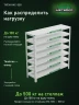 Стеллаж металлический Титан МС-500 1000х1000х300 7 полок