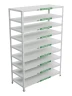 Стеллаж металлический Титан МС-500 1800х1200х500 9 полок Стеллаж металлический Титан МС-500 1800х1200х500 9 полок