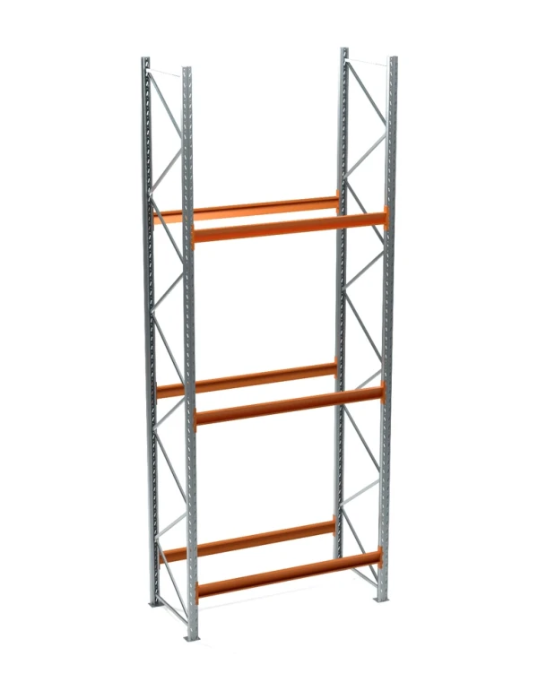 Стеллаж паллетный СП 6000x2200x1100, 3 яруса (2280 кг на ярус, 9450 кг на секцию)