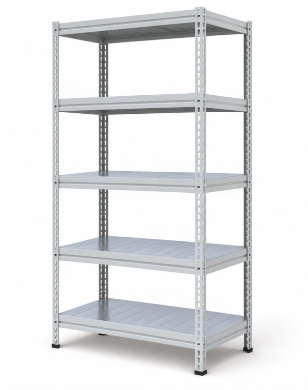 Стеллаж металлический МС-Т 3000х1551х784, 5 ярусов, металлический настил