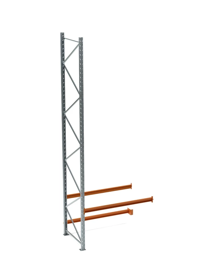 Секция дополнительная паллетного стеллажа СП 5000x1800x1100, 1 ярус (1310 кг на ярус, 5900 кг на секцию) Секция дополнительная паллетного стеллажа СП 5000x1800x1100, 1 ярус (1310 кг на ярус, 5900 кг на секцию)