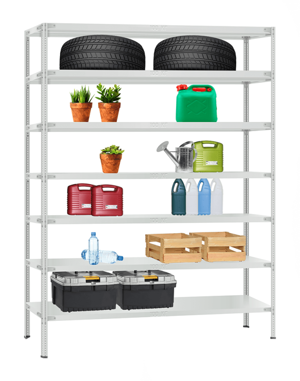 Стеллаж металлический Титан МС-900 2500x1000x600 7 полок