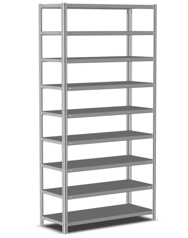Стеллаж металлический Титан МС-500 2000х1000х300 9 полок