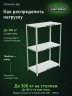 Стеллаж металлический Титан МС-500 1500х1000х500 3 полки