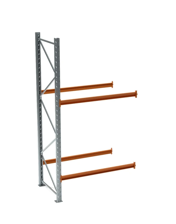 Секция дополнительная паллетного стеллажа СП 3500x1800x1100, 2 яруса (1310 кг на ярус, 17000 кг на секцию)