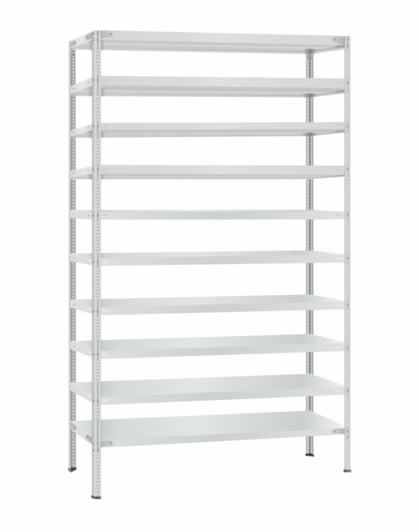 Стеллаж металлический Титан МС-500 2400х1200х300 10 полок
