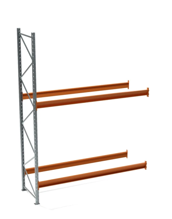 Секция дополнительная паллетного стеллажа СП 4500x3300x1100, 2 яруса (2660 кг на ярус, 7000 кг на секцию)