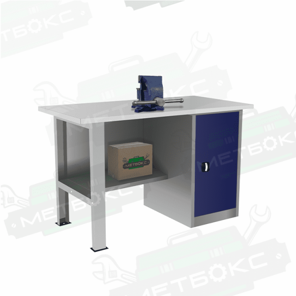 Однотумбовый слесарный верстак ВП-2/1,4